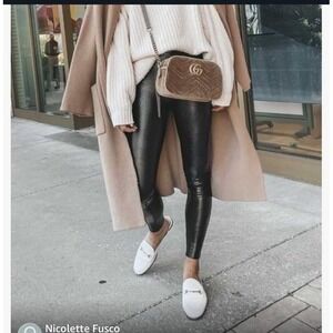 Faux Leather‎ Leggings Womens 3XL( Fit Smaller) High Waist Tummy Control Stretch